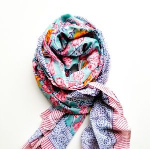 Blockpinted Cotton Voile Scarves/shawls